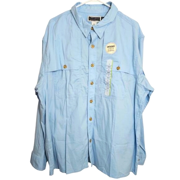 Duluth Trading Co Relaxed Fit Untucked Length XL Outdoors Hiking Fishing Hunting - Picture 1 of 10
